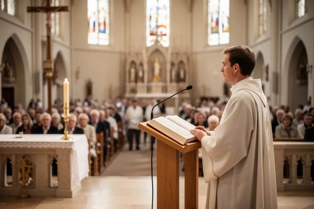 Ambon d’église : rôle, emplacement et signification liturgique