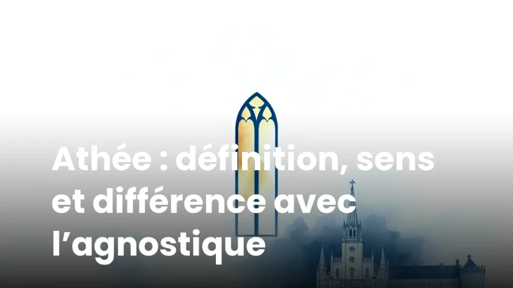 Athée : définition, sens et différence avec l’agnostique