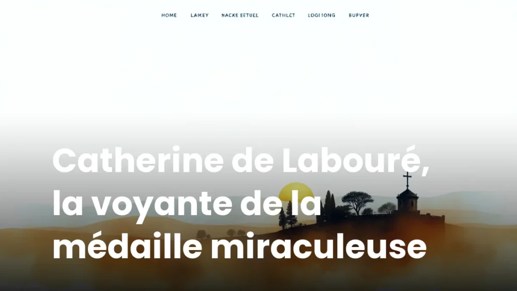 Catherine de Labouré, la voyante de la médaille miraculeuse
