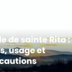 Huile de sainte Rita : sens, usage et précautions
