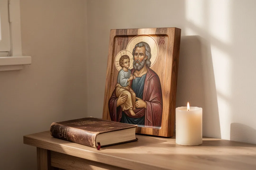 Icône de saint Joseph : sens, symboles et choix