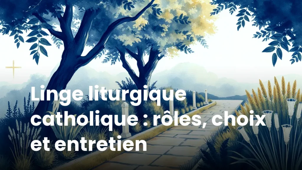 Linge liturgique catholique : rôles, choix et entretien