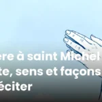 Prière à saint Michel : texte, sens et façons de la réciter